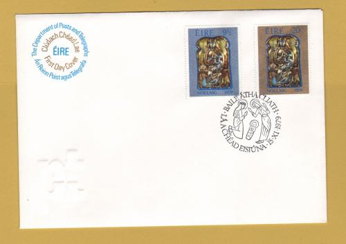 Eire - FDC - 15th November 1979 - `Christmas Stamps` Cover - First Day Cover