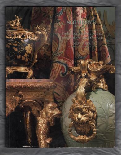 Sotheby`s Auction Catalogue - `Fine French Furniture, Decorations and Carpets` - New York - Saturday 10th December 1994