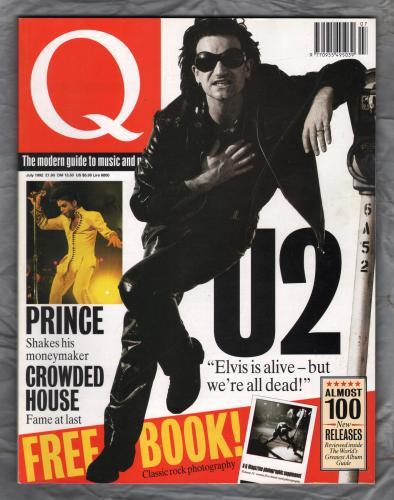 Q Magazine - Issue No.70 - July 1992 - `U2 "Elvis is alive-but we`re all dead"` - Published by Emap Metro