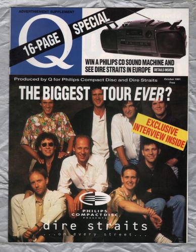 Q Magazine - Special - October 1991 - `The Biggest Tour Ever? Dire Straits` - Produced by Q for Philips Compact Disc and Dire Straits