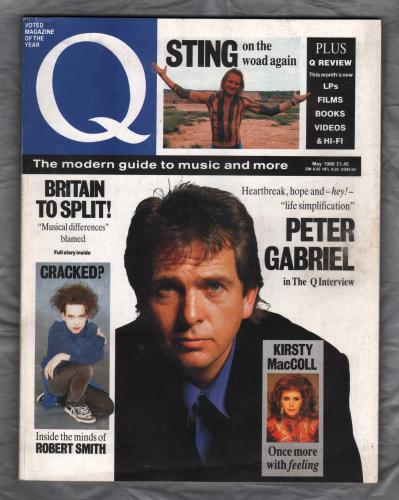 Q Magazine - Issue No.32 - May 1989 - `PETER GABRIEL in The Q Interview.` - Published by Emap Metro