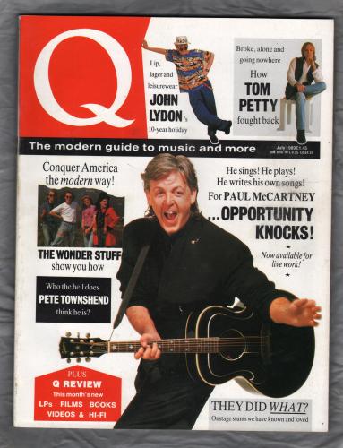Q Magazine - Issue No.34 - July 1989 - `Who the hell does PETE TOWNSHEND think he is?.` - Published by Emap Metro