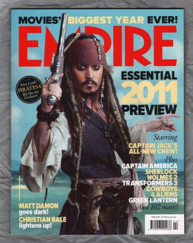 Empire - Issue No.260 - February 2011 - `First Look!, PIRATES 4 The On-Set Exclusive` - Bauer Publication