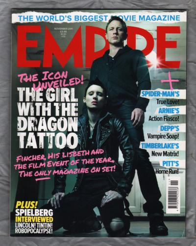 Empire - Issue No.269 - November 2011 - `The Icon Unveiled! The Girl With The Dragon Tattoo` - Bauer Publication