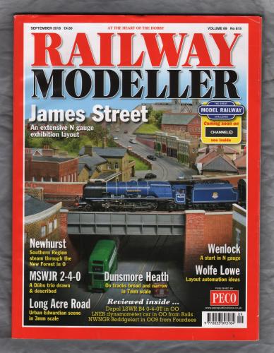 Railway Modeller - Vol 69 No.815 - September 2018 - `James Street. An extensive N gauge exhibition layout` - Peco Publications