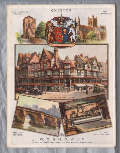 `Chester - Cities of Britain` - No.4 in a series of 12 - W.D & H.O Wills - Imperial Tobacco Company Limited Card
