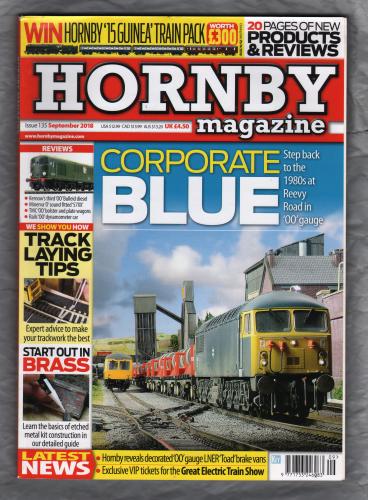 HORNBY - Issue 135 - September 2018 - `Corporate Blue. Step back to the 1980s at Reevy Road in `00` gauge` - Key Publishing Ltd