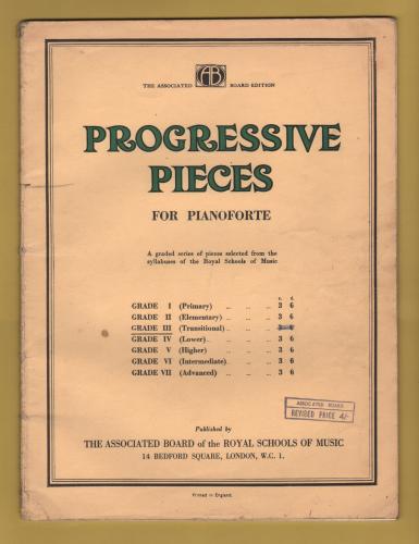 `Progressive Pieces - Grade III (Transitional)` - For the Pianoforte - c1935 - Published by The Associated Board of the Royal School of Music