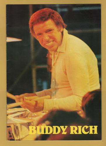 `Buddy Rich` - With Ticket Stub From The Evening - Thurs 6th March 1980 - Souvenir Brochure - Colston Hall, Bristol