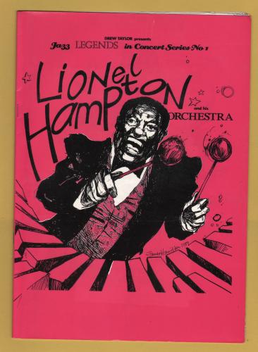 `Lionel Hampton and his Orchestra` - With Ticket Stub From The Evening - Tues 31st October 1989 - Souvenir Brochure - Colston Hall, Bristol