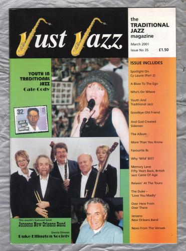 Just Jazz - the Traditional Jazz Magazine - Issue No.35 - March 2001 - `Spotlight On Cy Laurie: Part 2` - Published by Just Jazz Magazine