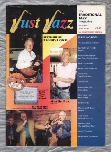 Just Jazz - the Traditional Jazz Magazine - Issue No.37 - May 2001 - `Spotlight On Freddy Legon` - Published by Just Jazz Magazine