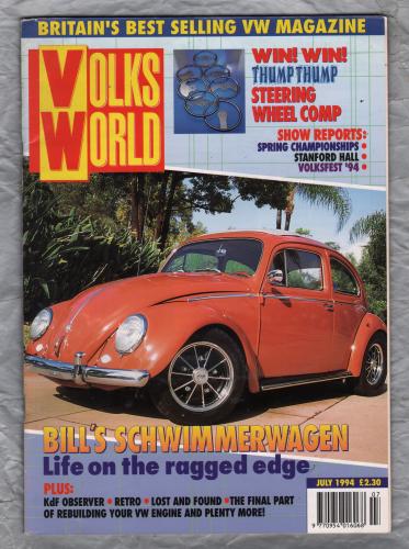 Volks World Magazine - July 1994 - Vol 6 - No.10 - `Bill`s Schwimmerwagen` - A Link House Magazine 