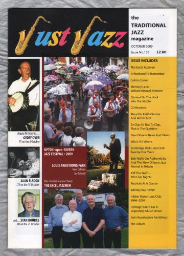 Just Jazz - the Traditional Jazz Magazine - Issue No.138 - October 2009 - `Memory Lane: William Manuel Johnson` - Published by Just Jazz Magazine