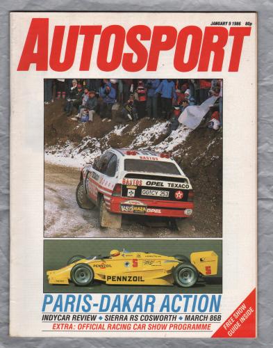 Autosport - Vol.102 No.2 - January 9th 1986 - `Paris-Dakar Action` - A Haymarket Publication
