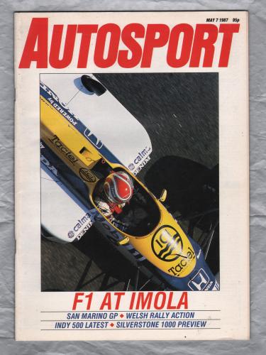 Autosport - Vol.107 No.6 - May 7th 1987 - `F1 At Imola` - A Haymarket Publication