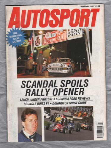 Autosport - Vol.118 No.5 - February 1st 1990 - `Scandal Spoils Rally Opener` - A Haymarket Publication
