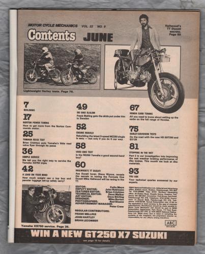 Motor Cycle Mechanics - Vol.22 No.9 - June 1978 - `Hailwood`s TT Ducati` - Published by Emap Metro