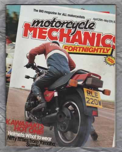 Motorcycle Mechanics - April 29th-May 12th 1981 - `On Test-Suzuki GSX 400` - Published by Emap Metro