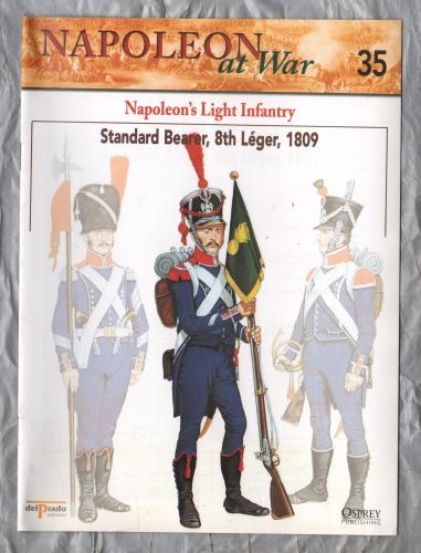 Napoleon at War - No.35 - 2002 - Napoleon`s Light Infantry - `Standard Bearer, 8th Leger 1809` - Published by delPrado/Osprey