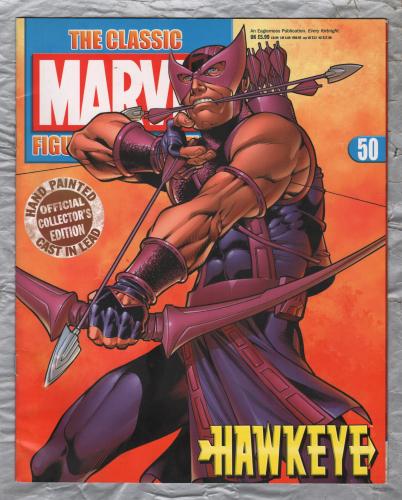 The Classic Marvel Figurine Collection - No.50 - 2007 - `Hawkeye` - Published by Eaglemoss