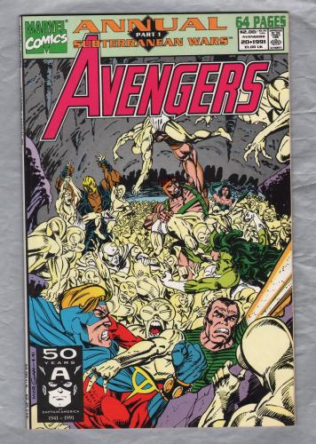Stan Lee Presents: Subterranean Wars - Part 1 - Featuring - AVENGERS - Vol.1 No.20 - 1991 - `Of Moles & Mutates` - Published by Marvel Comics
