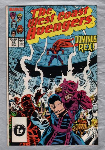 Stan Lee Presents: The West Coast Avengers - Vol.2 No.24 - September 1987 - `Dominus Rex!` - Published by Marvel Comics
