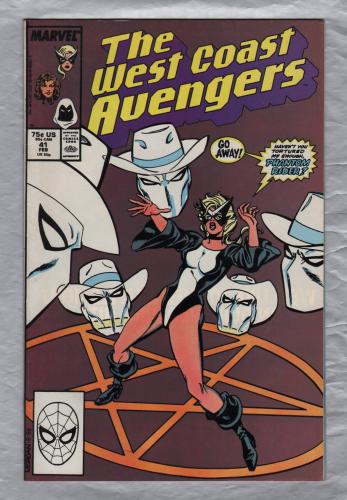 Stan Lee Presents: The West Coast Avengers - Vol.2 No.41 - February 1989 - `When Ghosts Can Die, Even Gods Must Fear!` - Published by Marvel Comics