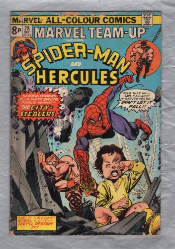 Marvel Team-Up Featuring: Spider-Man and Hercules - Vol.1 No.28 - December 1974 - `The City Stealers!` - Published by Marvel Comics