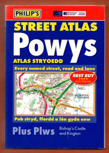 Philip`s - Street Atlas - `Powys` - January 2005 - Paperback - Pocket Edition    