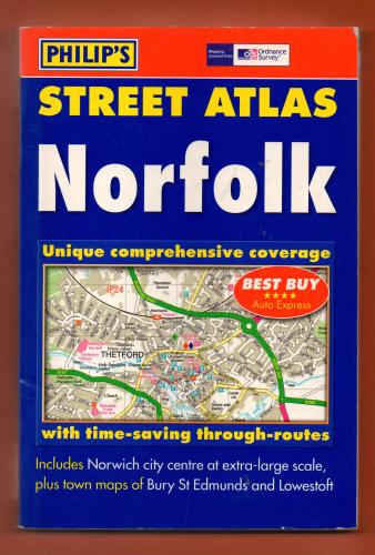Philip`s - Street Atlas - `Norfolk` - 2005 - Paperback - Pocket Edition 