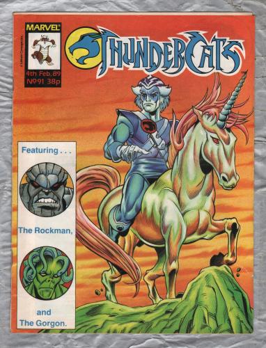 THUNDERCATS - No.91 - 4th February 1989 - `Country of the Blind` - Published by Marvel Comics