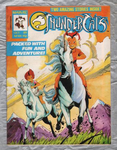 THUNDERCATS - No.101 - October 1989 - `Friend or Foe?....` - Published by Marvel Comics