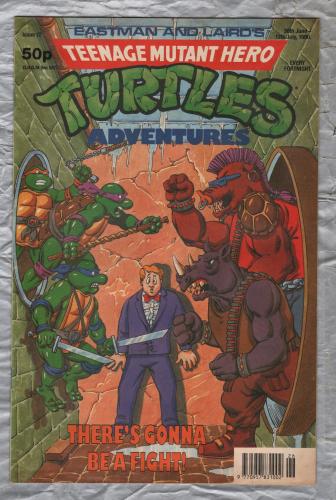 Teenage Mutant Hero Turtles - Adventures - No.12 - 30th June-13th July 1990 - `Theres Gonna Be A Fight!` - Fleetway Publications
