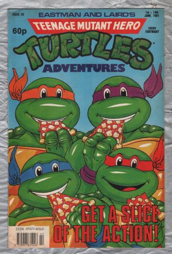 Teenage Mutant Hero Turtles - Adventures - No.36 - 1st-14th June 1991 - `Get A Slice Of The Action!` - Fleetway Publications