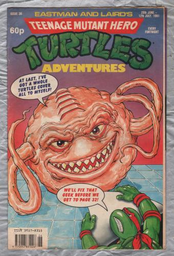 Teenage Mutant Hero Turtles - Adventures - No.38 - 29th June-12th July 1991 - `Giant Footbot!` - Fleetway Publications