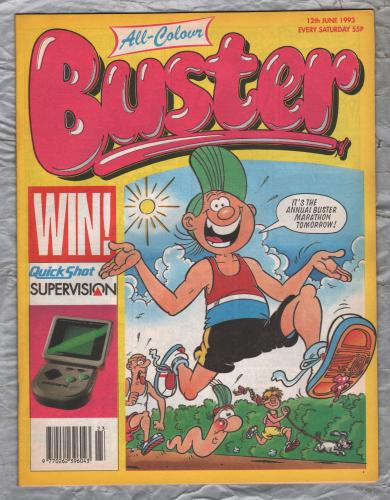 All Colour BUSTER - 12th June 1993 - `It`s The Annual Buster Marathon Tomorrow!` - Fleetway Publications