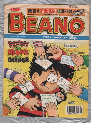 The Beano - Issue No.2921 - July 11th 1998 - `Dennis The Menace And Gnasher` - D.C. Thomson & Co. Ltd