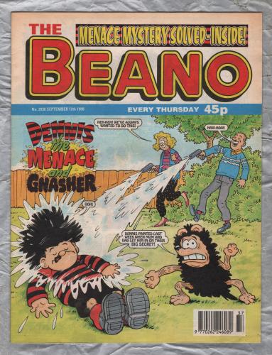The Beano - Issue No.2930 - September 12th 1998 - `Dennis The Menace And Gnasher` - D.C. Thomson & Co. Ltd