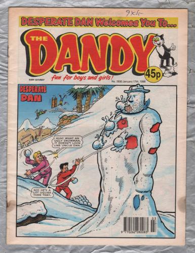 The Dandy - Issue No.2930 - January 17th 1998 - `Desperate Dan` - D.C. Thomson & Co. Ltd