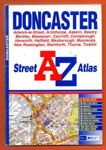 A-Z Street Atlas - `Doncaster` - Edition 2 2002 - Georgian Publications - Softcover 