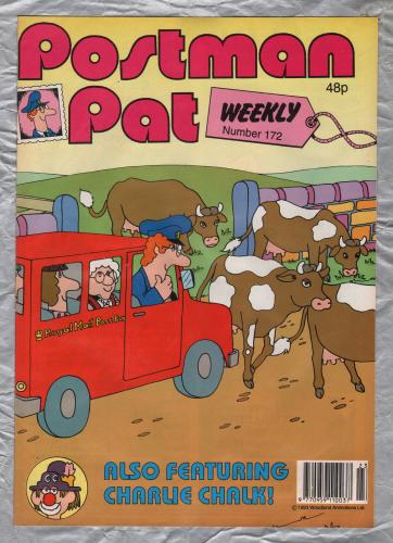 Postman Pat Weekly - Issue No.172 - 1993 - `Also Featuring Charlie Chalk!` - Published by Fleetway Editions