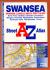 A-Z Street Atlas - `Swansea` - Edition 2b (Partly Revised) 2002 - Georgian Publications - Softcover 