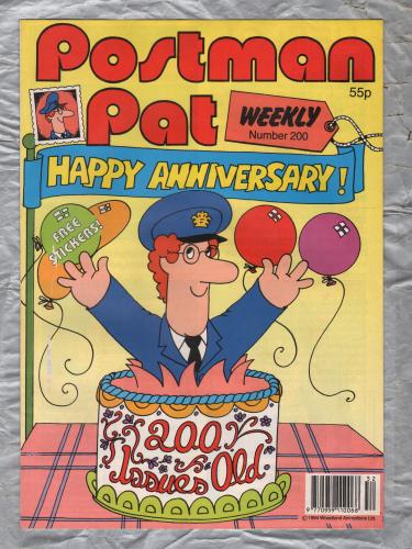 Postman Pat Weekly - Issue No.200 - 1994 - `Happy Anniversary!-200 Issues Old` - Published by Fleetway Editions