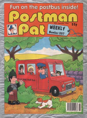 Postman Pat Weekly - Issue No.207 - 25th February 1994 - `Fun On The Postbus!` - Published by Fleetway Editions