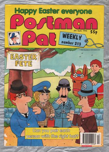 Postman Pat Weekly - Issue No.213 - 8th April 1994 - `EASTER FETE` - Published by Fleetway Editions