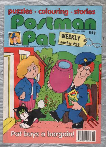 Postman Pat Weekly - Issue No.229 - 29th July 1994 - `Pat Buys A Bargain!` - Published by Fleetway Editions