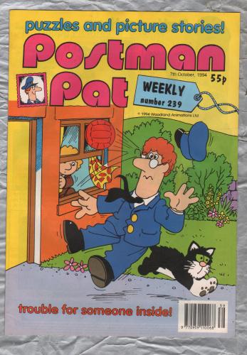 Postman Pat Weekly - Issue No.239 - 7th October 1994 - `Trouble For Someone Inside!` - Published by Fleetway Editions