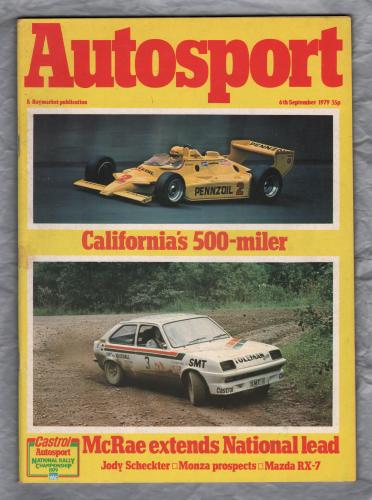 Autosport - Vol.76 No.9 - September 6th 1979 - `Preview: Italian Grand Prix` - A Haymarket Publication