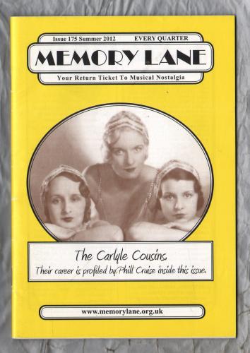 Memory Lane - Issue 175 - Summer 2012 - `Carlyle Cousins` - Published By Janette & Ray Pallett